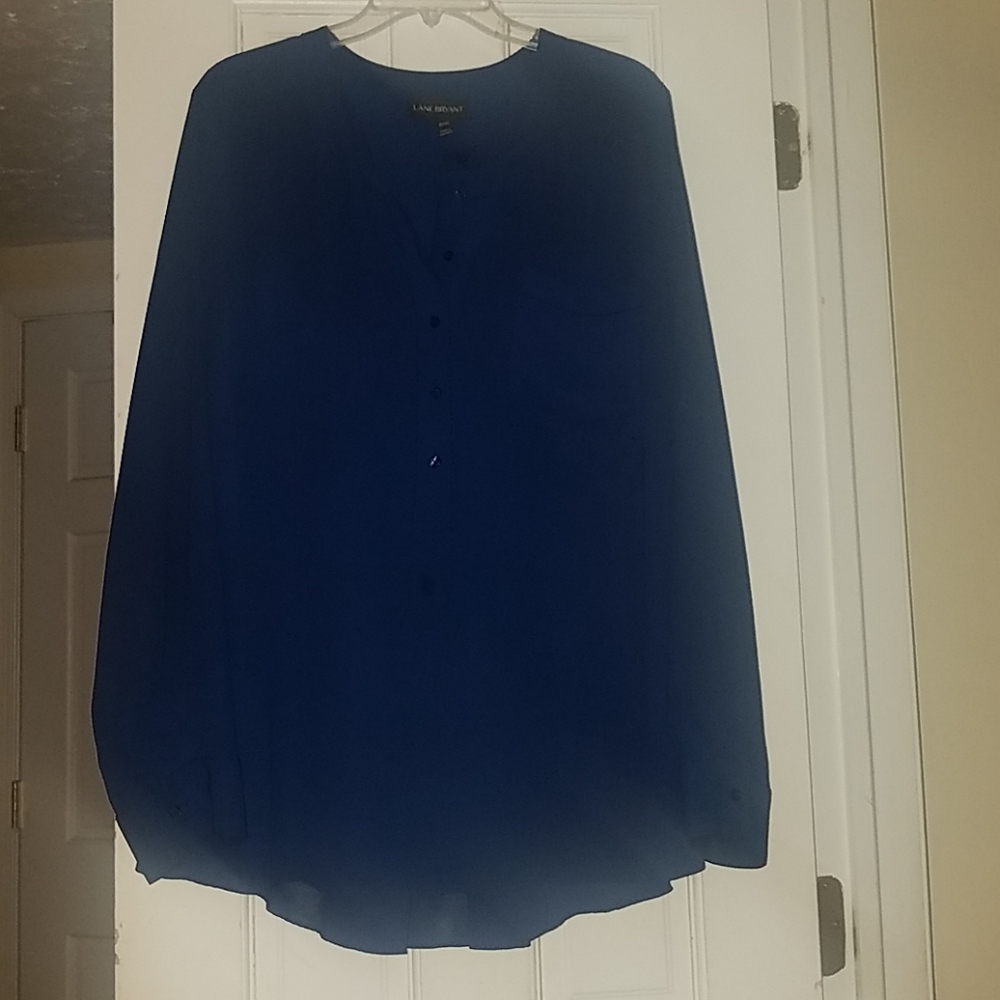 Navy blue women's blouse